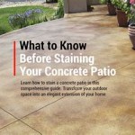Can I Paint Or Stain A Concrete Patio