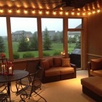 Enclosed Patio Lighting Ideas