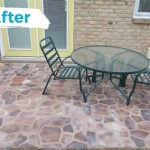 Faux Flagstone Patio