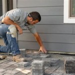 How To Install Patio Pavers Against House