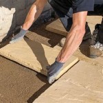 How To Lay Sandstone Patio Slabs On Concrete Slab