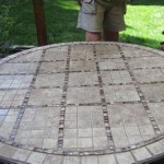 How To Make A Round Patio Table Top