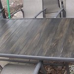 How To Replace Glass Top Patio Table With Wood