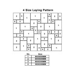 Patio Slab Laying Patterns 4 Sizes