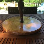 Patio Table Lazy Susan With Umbrella Hole