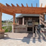 Pergola Next To Covered Patio