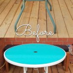 Round Glass Patio Table Makeover Ideas