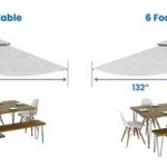 What Size Patio Umbrella For 6 Person Table